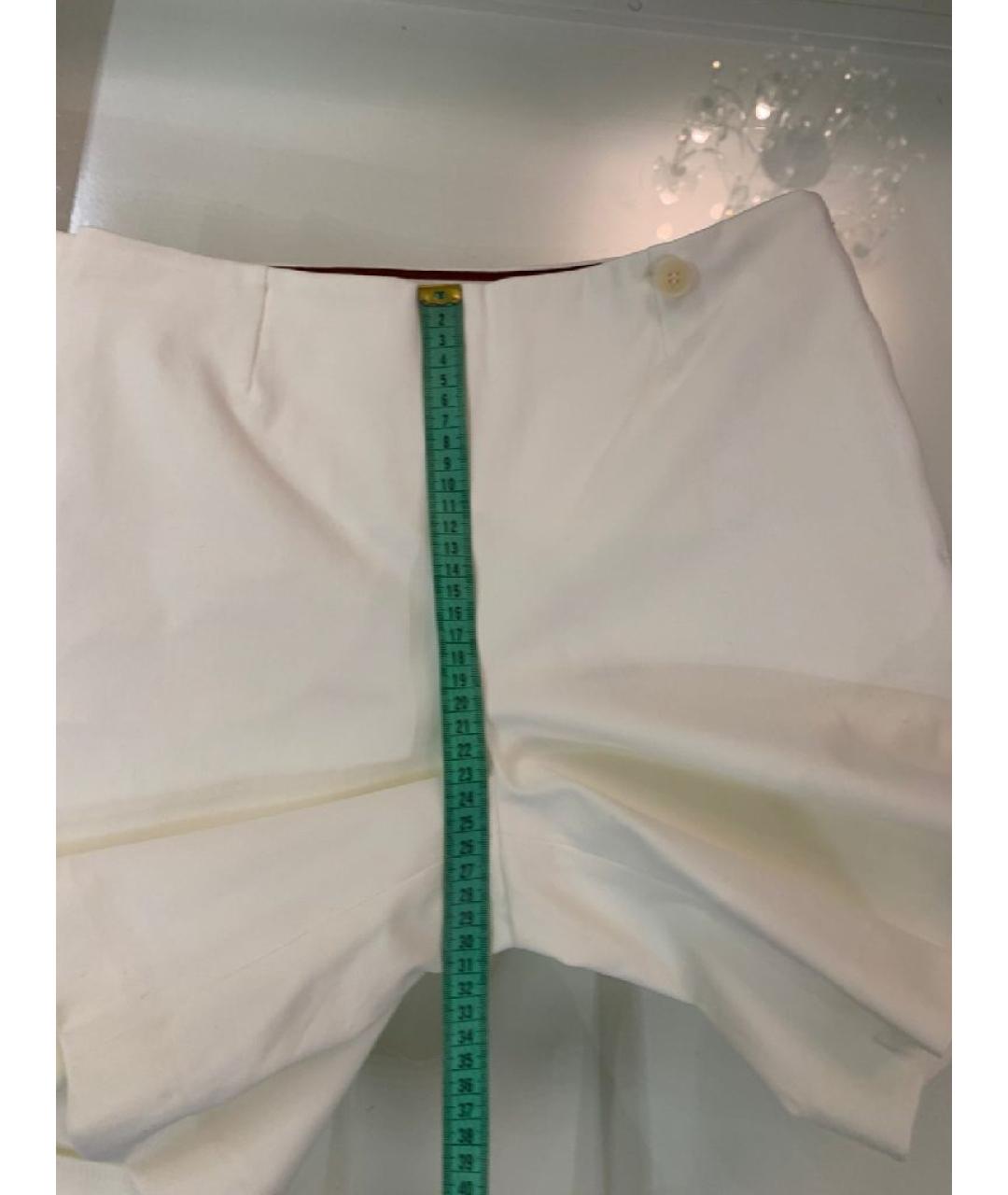 LORO PIANA Белые хлопковые шорты, фото 8