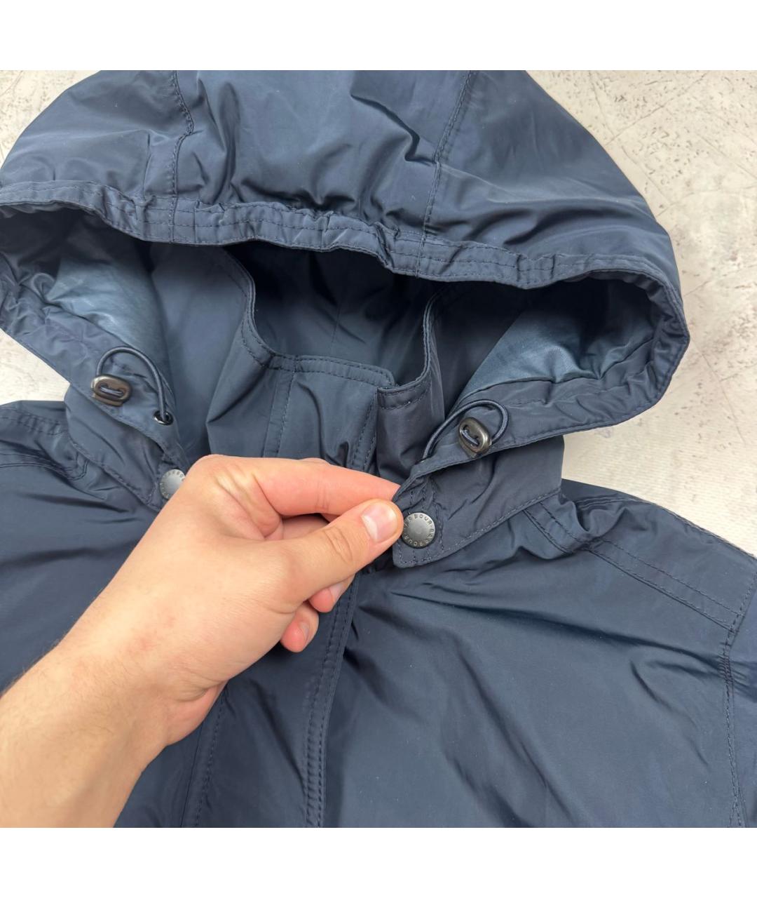BARBOUR Темно-синяя куртка, фото 3