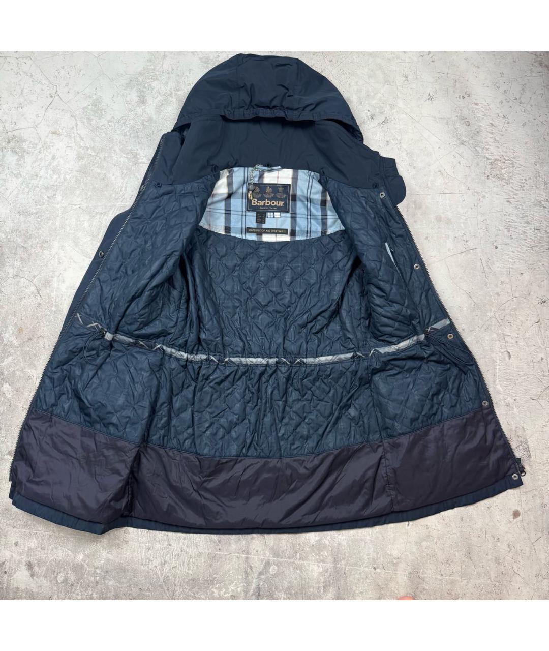 BARBOUR Темно-синяя куртка, фото 4