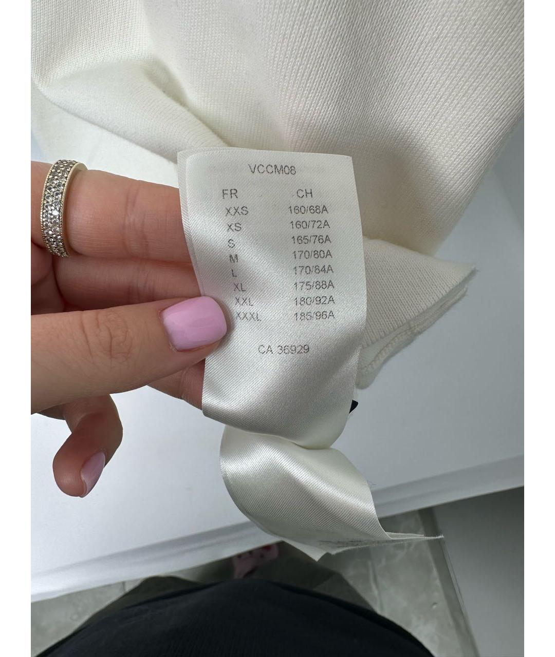 LOUIS VUITTON Белая хлопковая футболка, фото 7