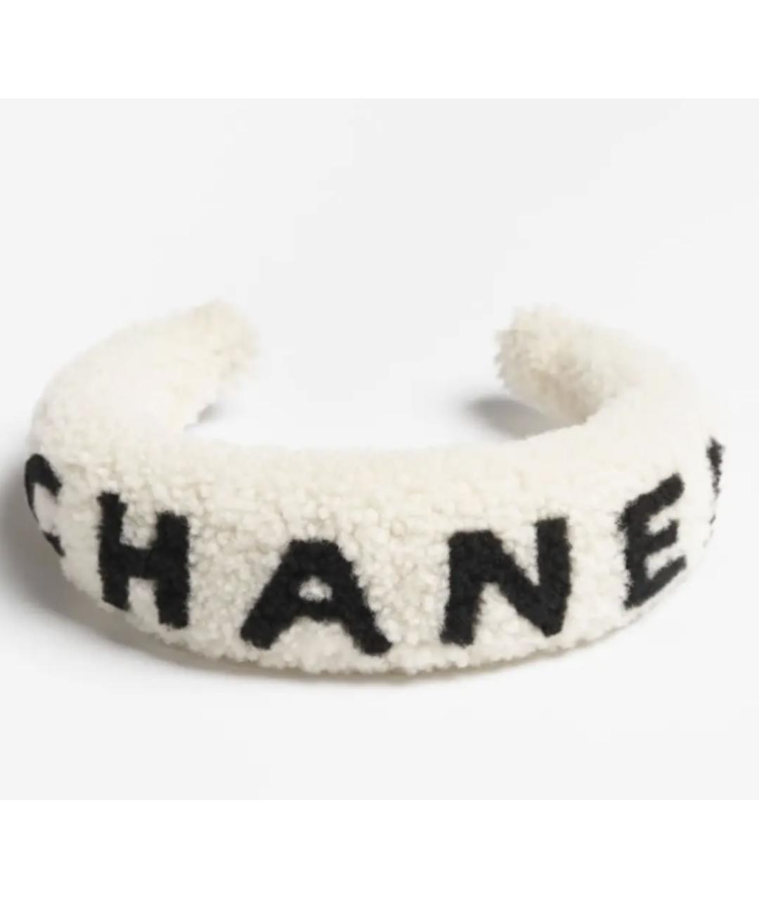 CHANEL Белый ободок, фото 4