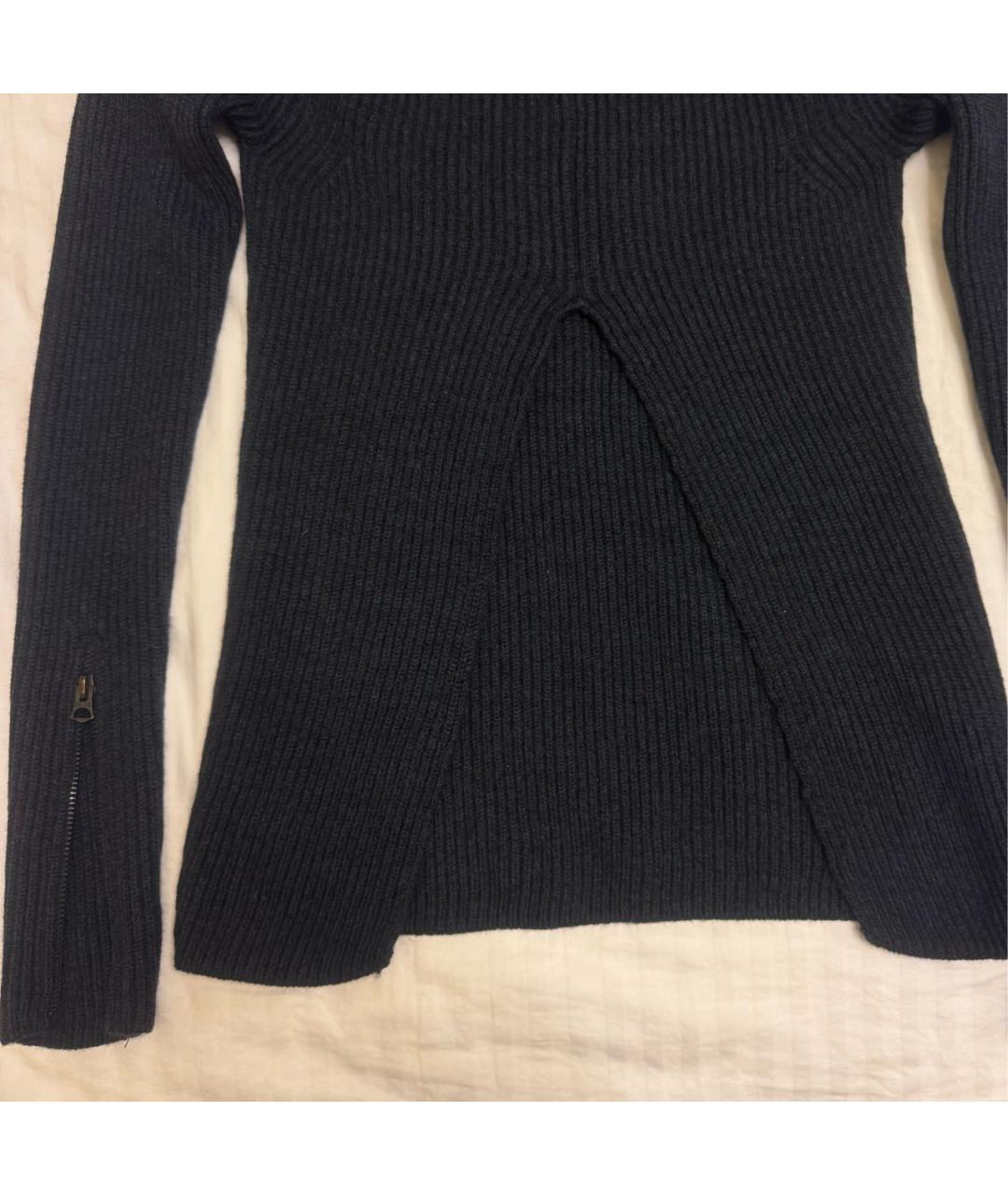 ACNE STUDIOS Темно-синий шерстяной джемпер / свитер, фото 4