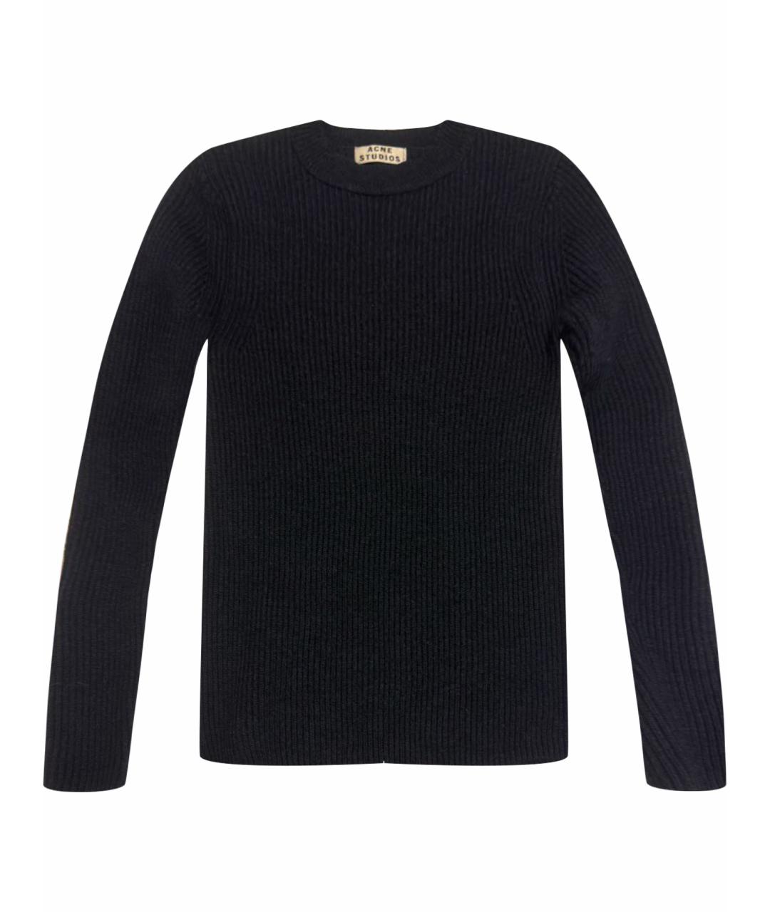 ACNE STUDIOS Темно-синий шерстяной джемпер / свитер, фото 1