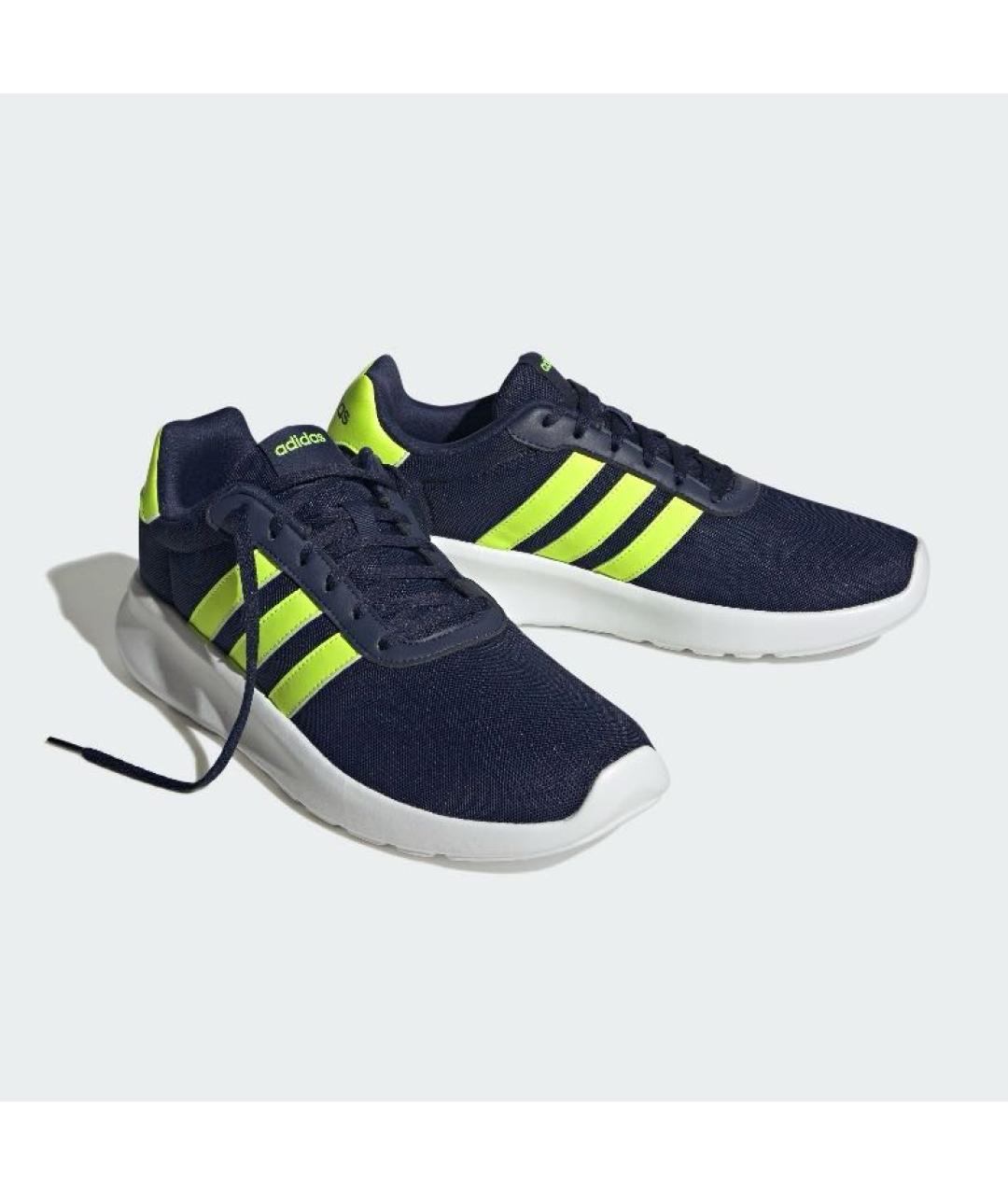 ADIDAS Темно-синие текстильные кроссовки, фото 4