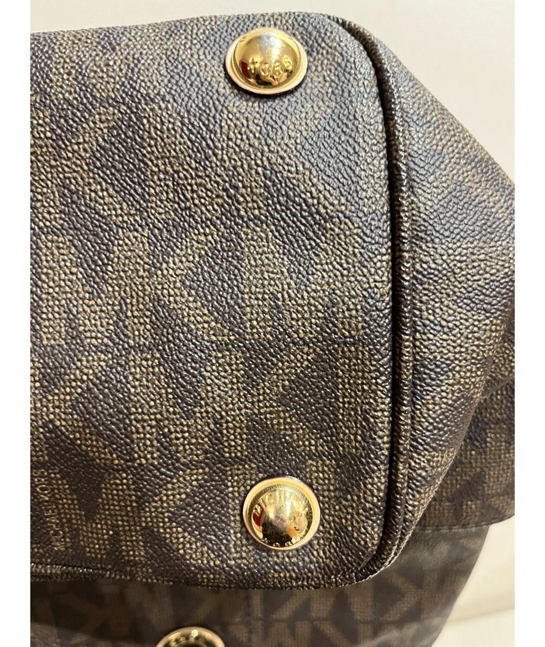 MICHAEL KORS Коричневая сумка тоут, фото 4