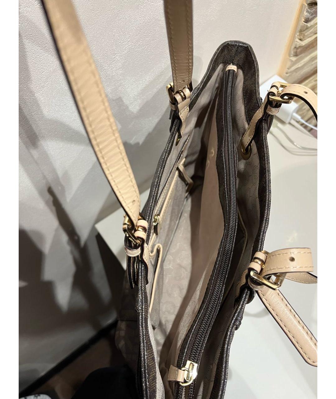 MICHAEL KORS Коричневая сумка тоут, фото 2