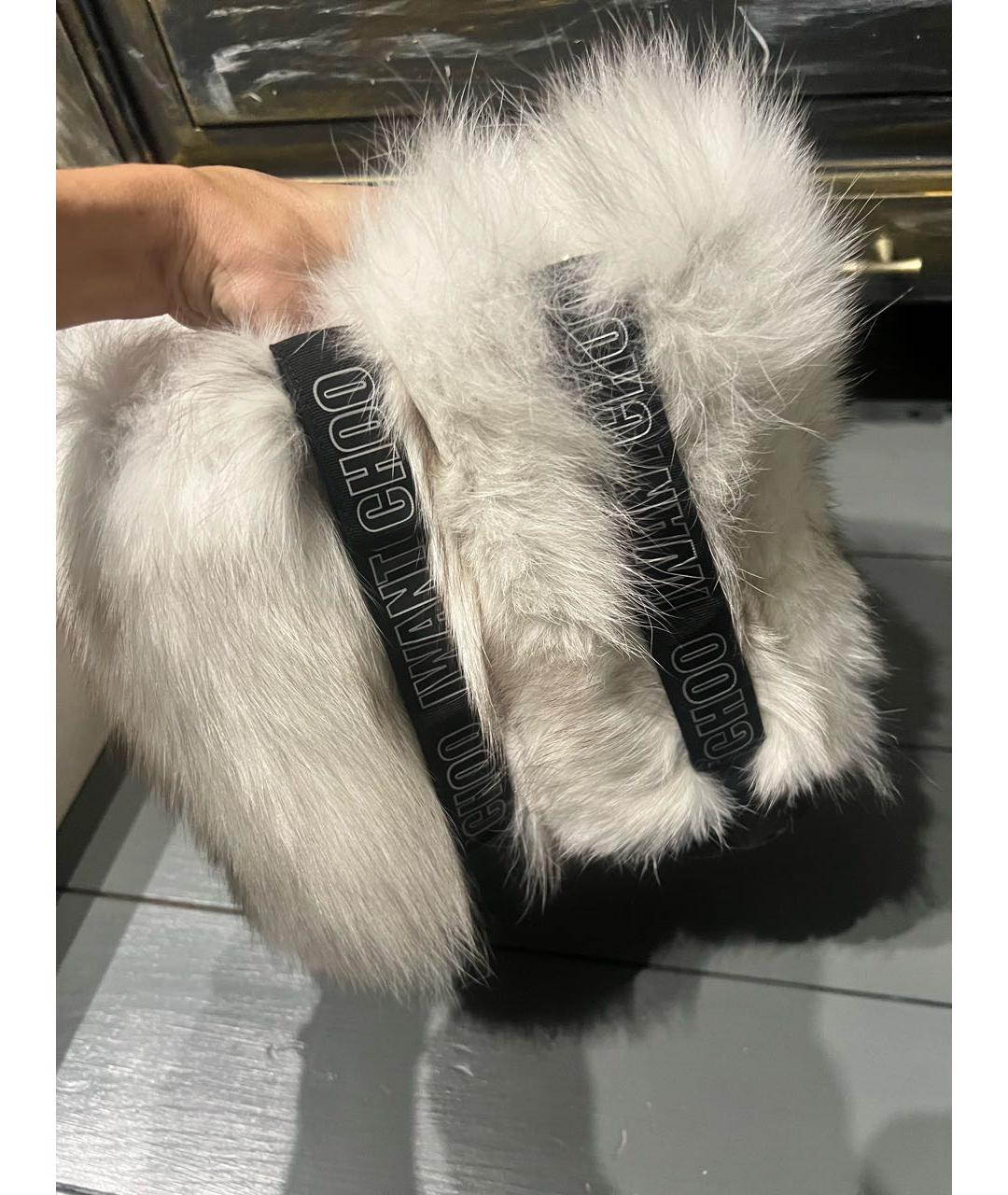 JIMMY CHOO Белые сапоги, фото 3