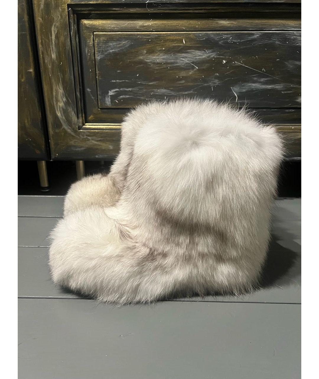 JIMMY CHOO Белые сапоги, фото 8