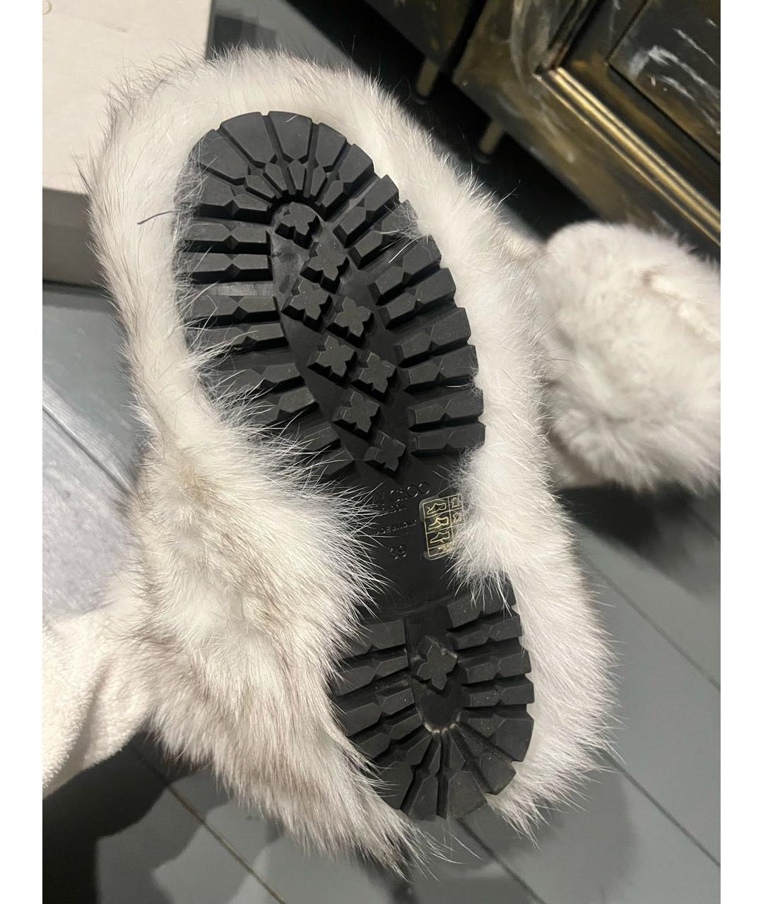 JIMMY CHOO Белые сапоги, фото 6