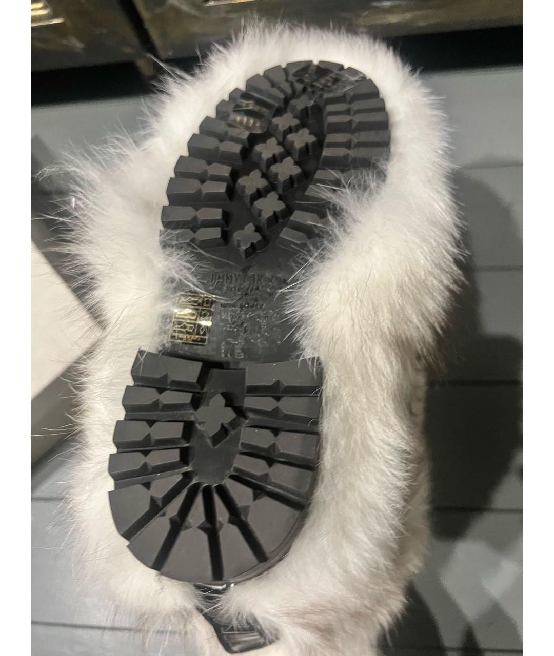 JIMMY CHOO Белые сапоги, фото 5