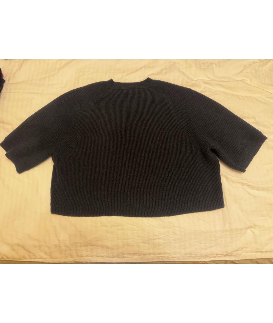 ACNE STUDIOS Темно-синий шерстяной джемпер / свитер, фото 2