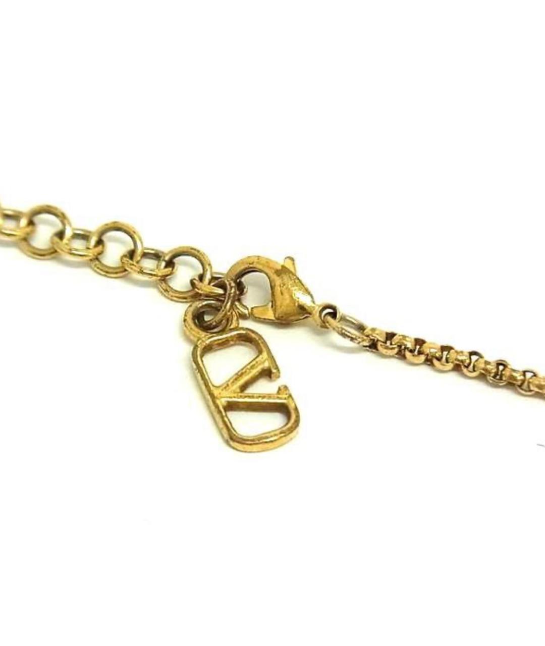 VALENTINO Золотой латунный браслет, фото 3