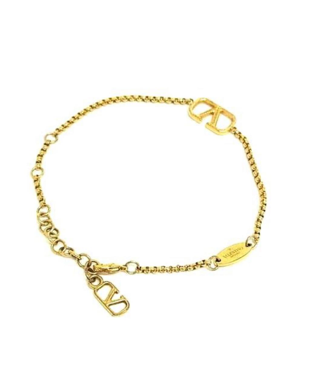 VALENTINO Золотой латунный браслет, фото 2