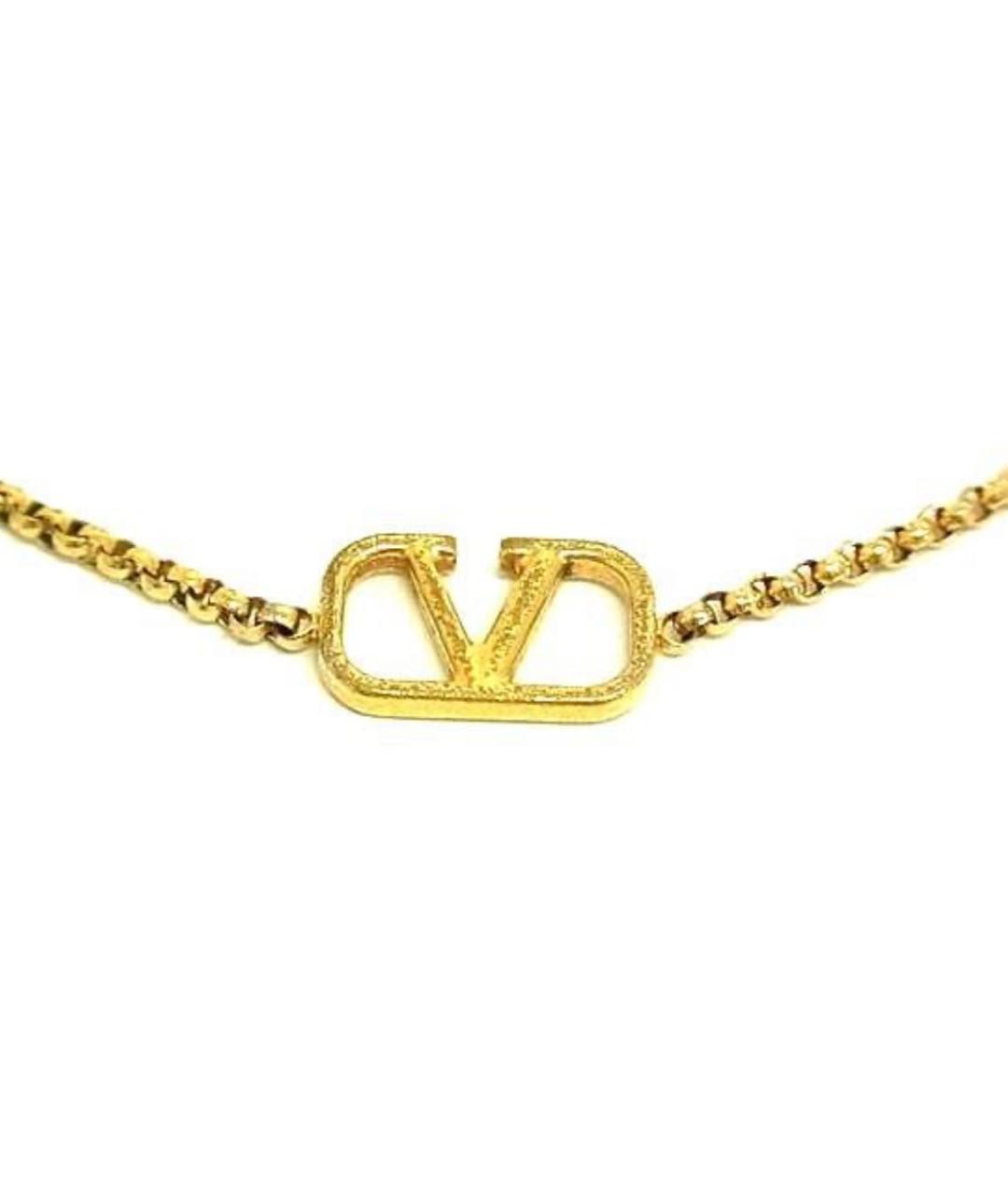 VALENTINO Золотой латунный браслет, фото 5