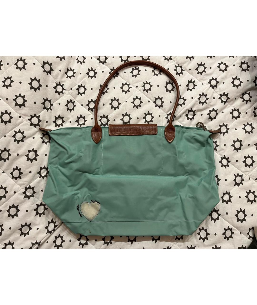 LONGCHAMP Бирюзовая сумка через плечо, фото 3