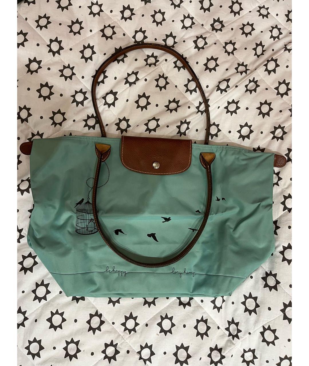 LONGCHAMP Бирюзовая сумка через плечо, фото 9