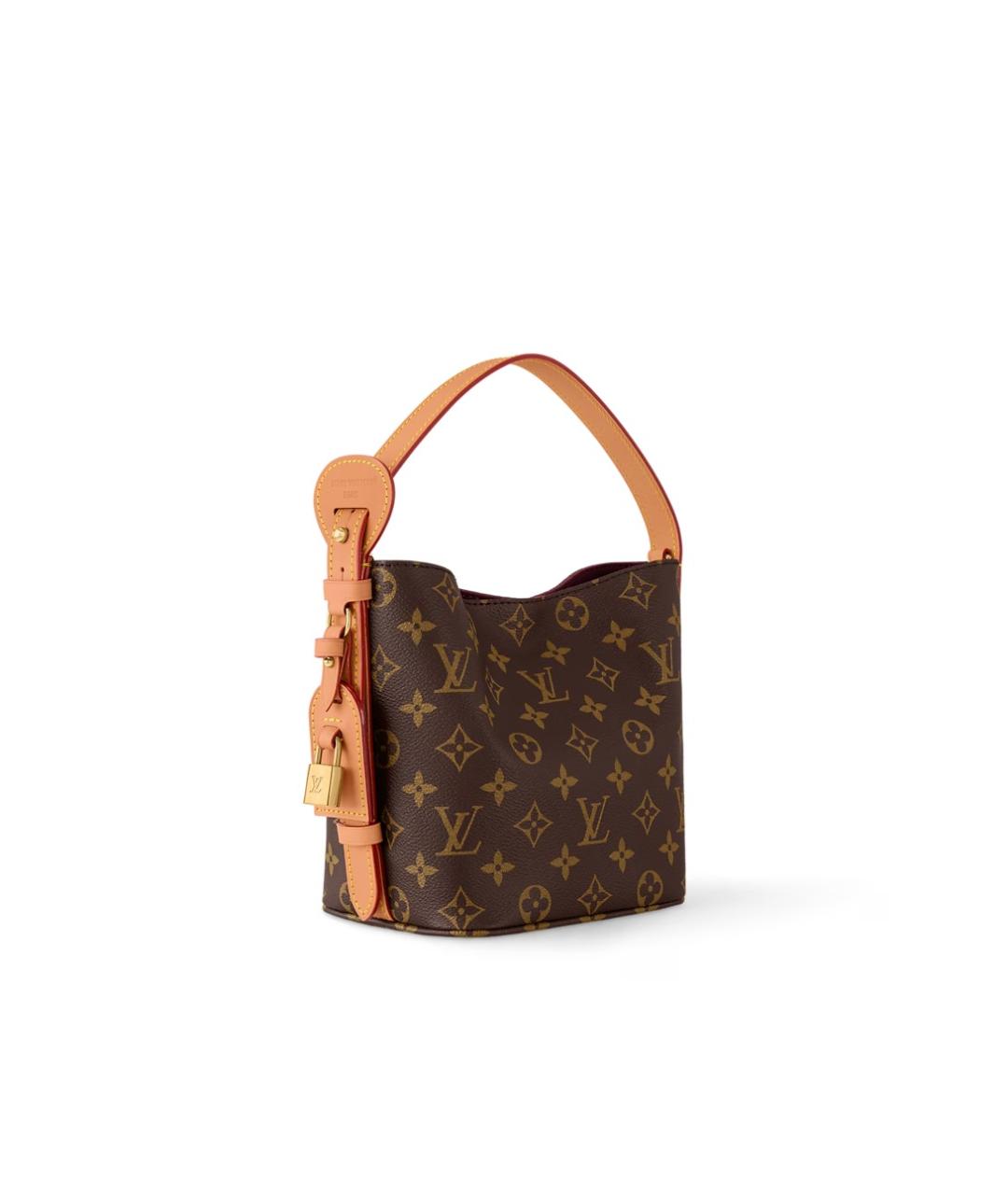 LOUIS VUITTON Коричневая сумка через плечо, фото 3