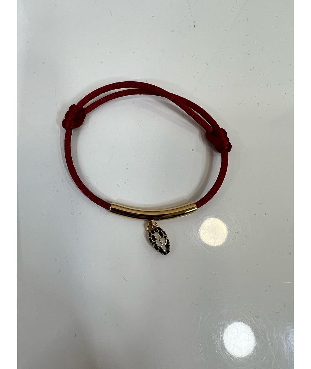 BVLGARI Красный латунный браслет, фото 2
