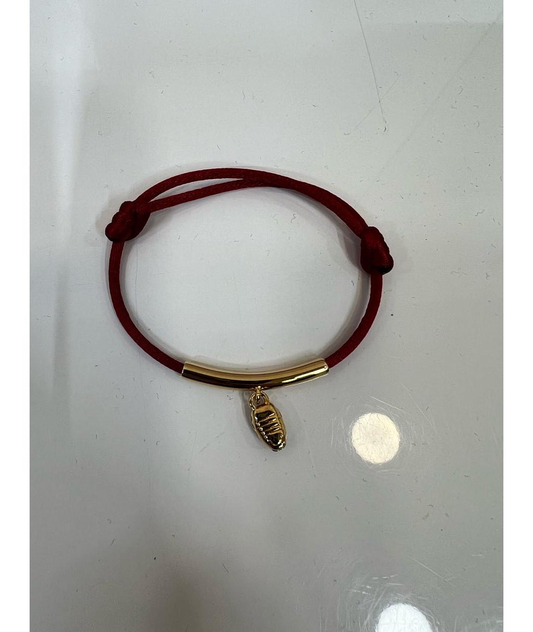 BVLGARI Красный латунный браслет, фото 3