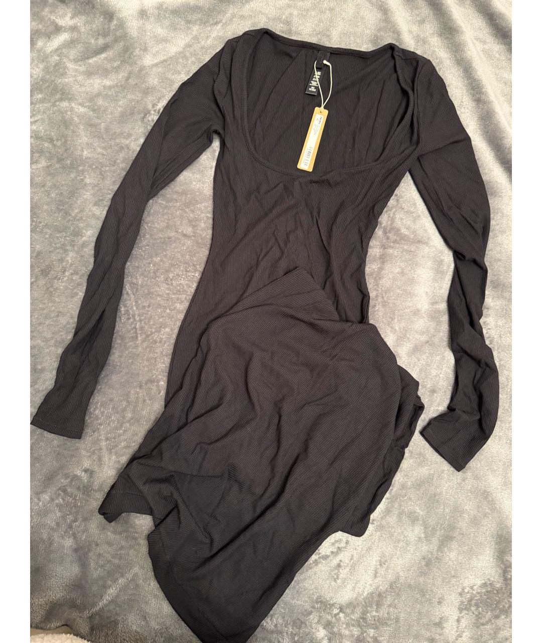 SKIMS Черное вечернее платье, фото 8