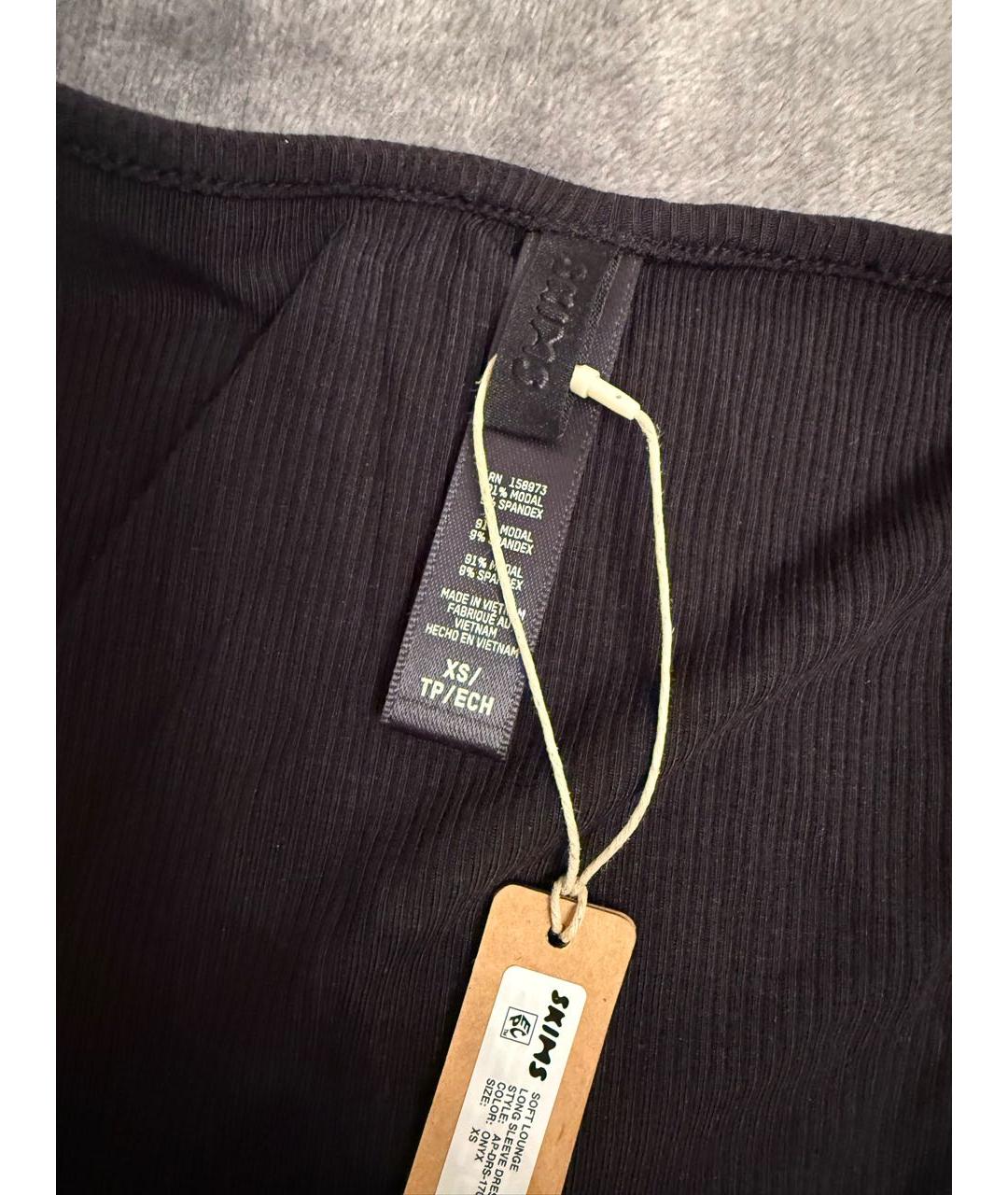 SKIMS Черное вечернее платье, фото 3