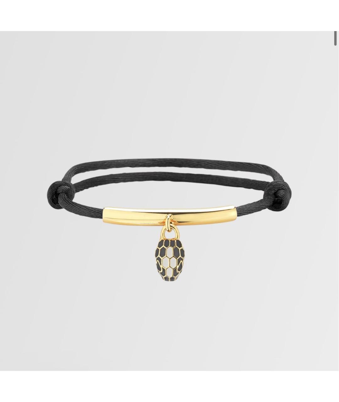 BVLGARI Черный латунный браслет, фото 5