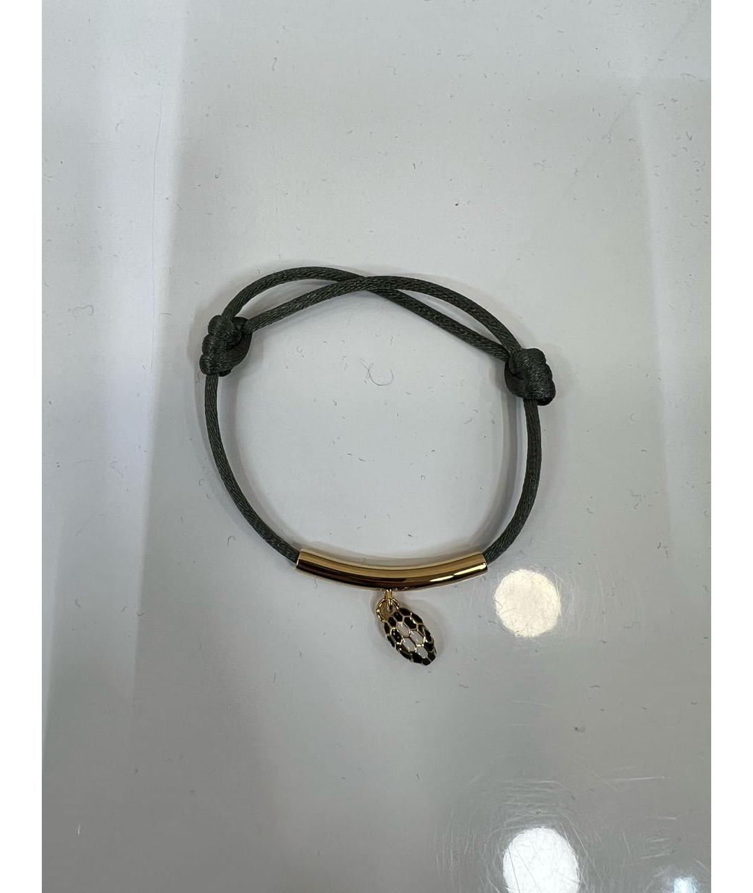 BVLGARI Хаки латунный браслет, фото 2