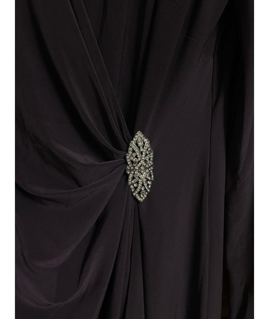 RALPH LAUREN Фиолетовое полиэстеровое вечернее платье, фото 2