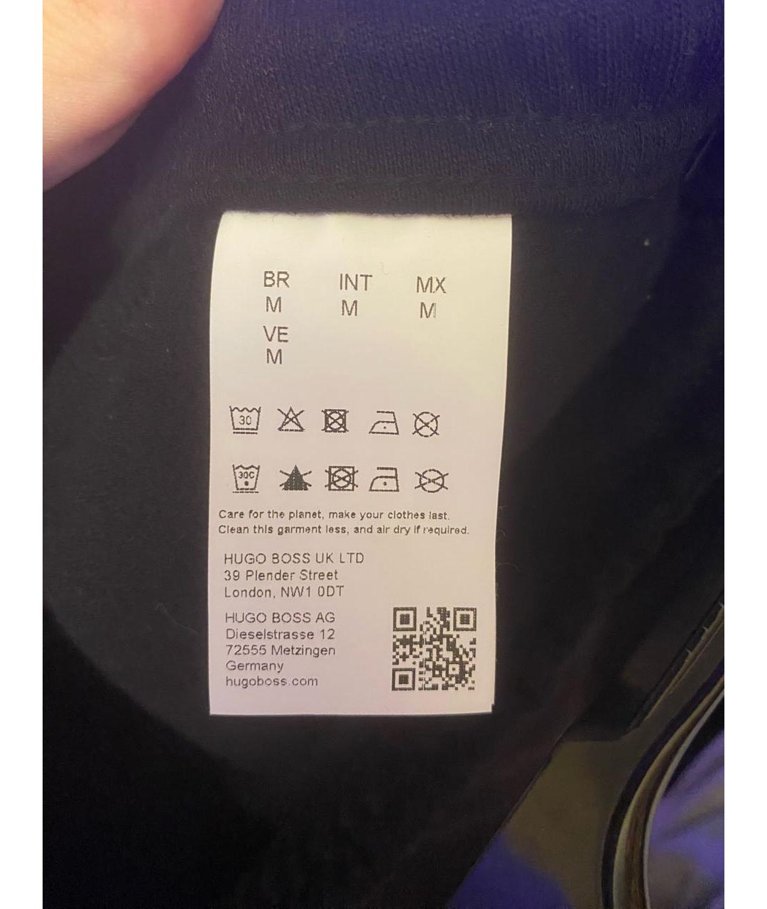 HUGO BOSS Черные хлопковые спортивные брюки и шорты, фото 4