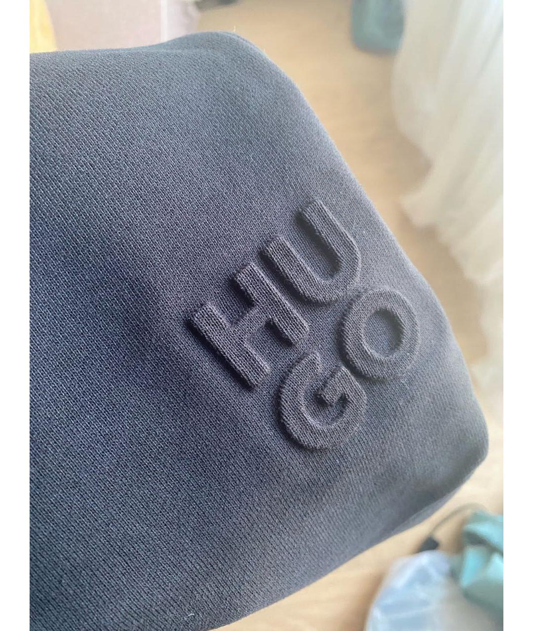 HUGO BOSS Черные хлопковые спортивные брюки и шорты, фото 5