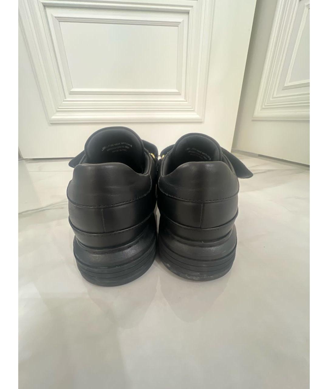 BALLY Черные кожаные кеды, фото 4