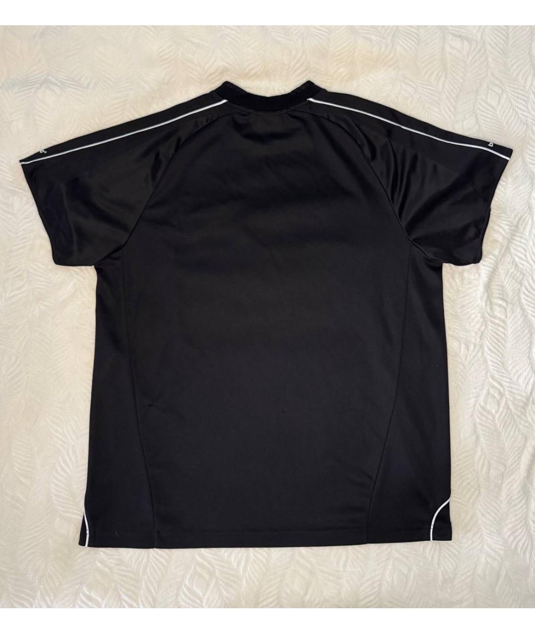 BALENCIAGA Черная хлопковая футболка, фото 2