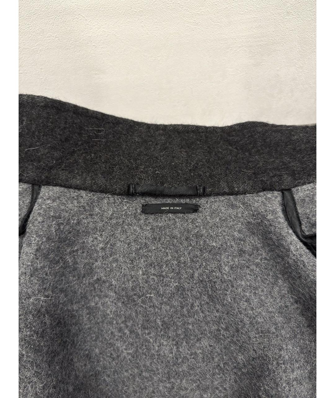 TOM FORD Серое шерстяное пальто, фото 7