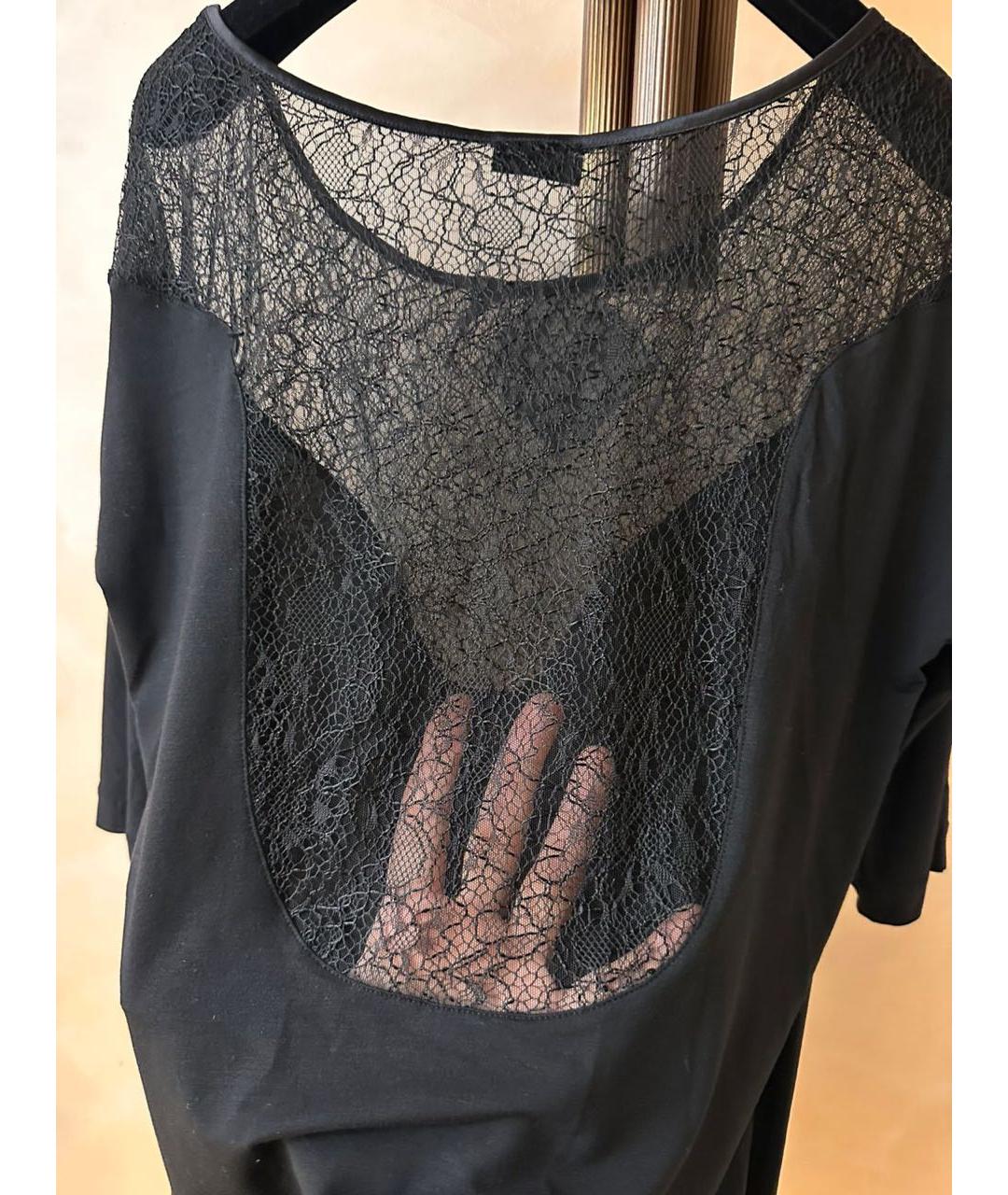 LA PERLA Черная футболка, фото 2