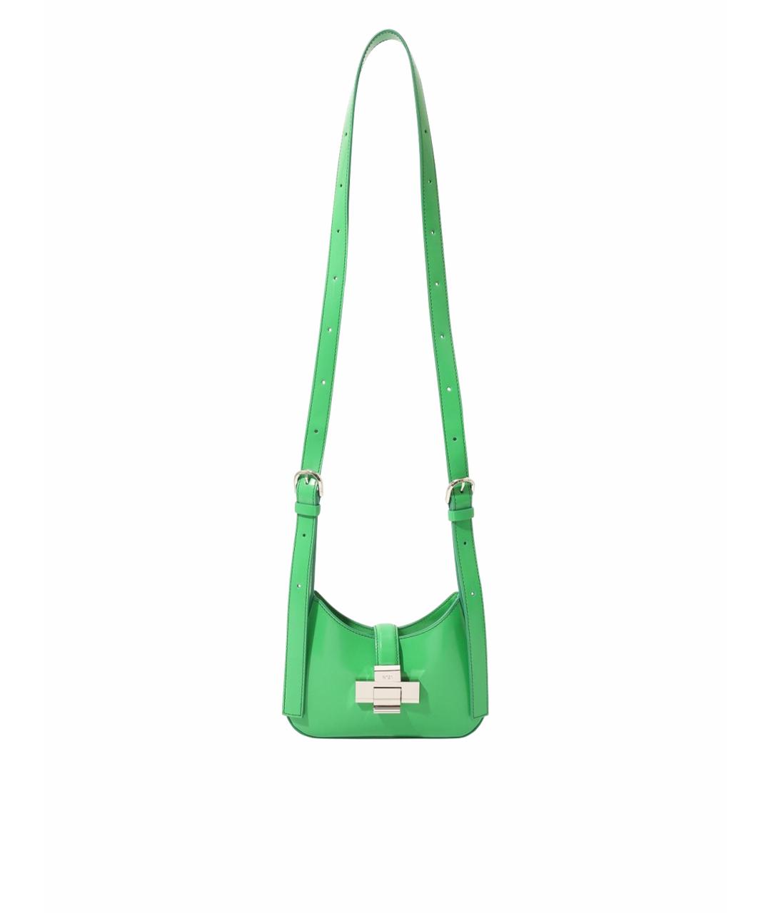 NO. 21 Зеленая кожаная сумка через плечо, фото 1