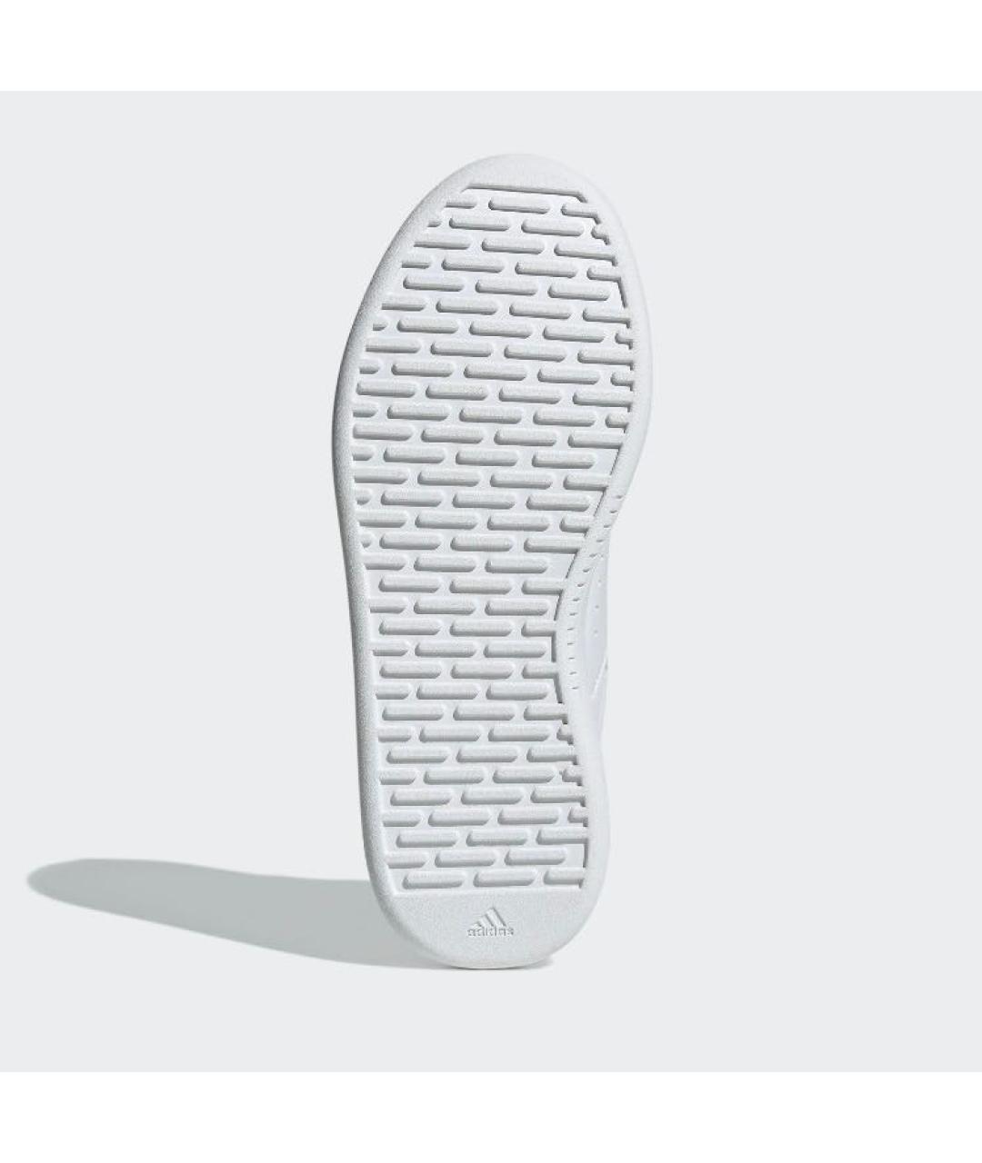 ADIDAS Белые кожаные кроссовки, фото 4