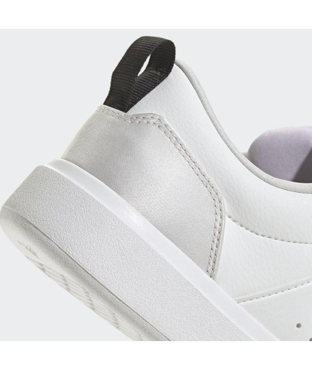 ADIDAS Белые кожаные кроссовки, фото 8