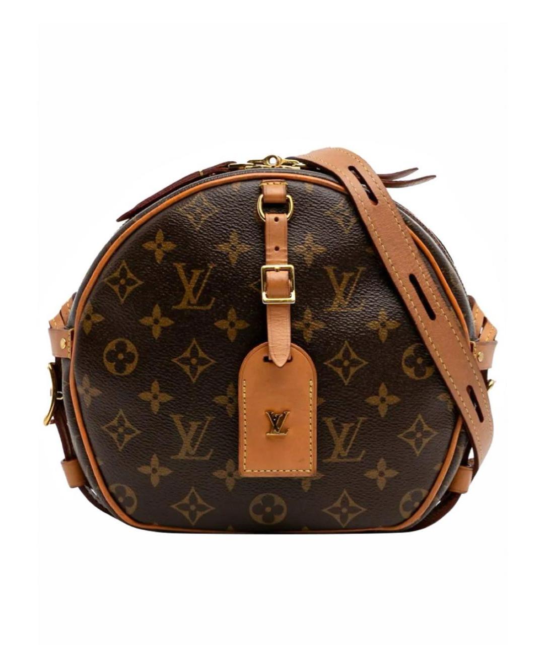 LOUIS VUITTON Коричневая кожаная сумка тоут, фото 1
