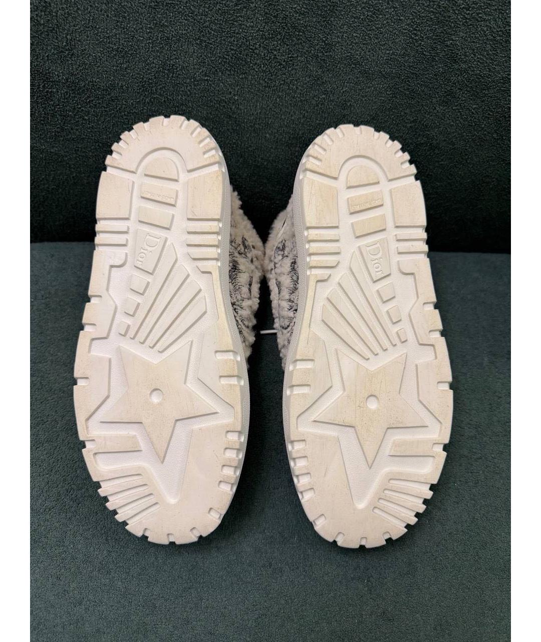 CHRISTIAN DIOR Белые кожаные кроссовки, фото 8