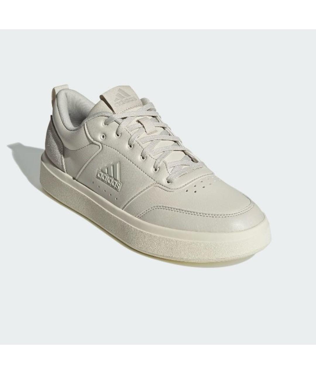 ADIDAS Бежевые кожаные кроссовки, фото 4