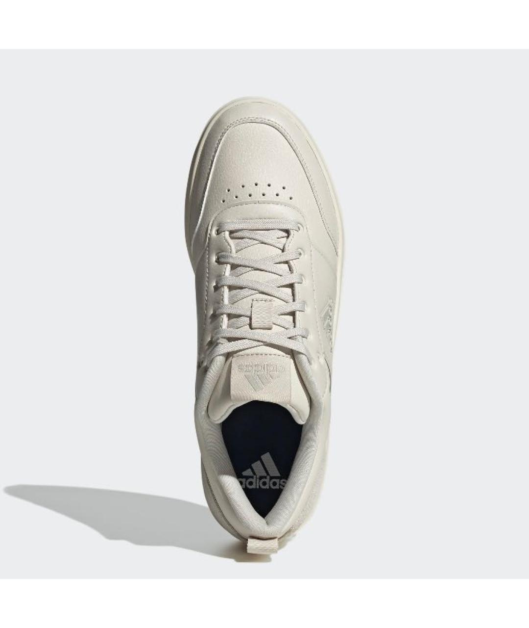 ADIDAS Бежевые кожаные кроссовки, фото 2