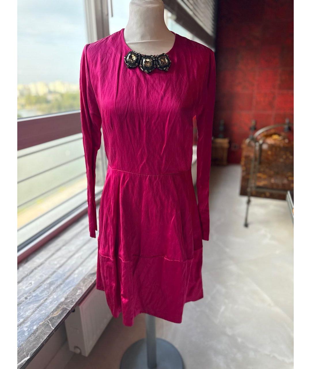 MARNI Фуксия коктейльное платье, фото 6