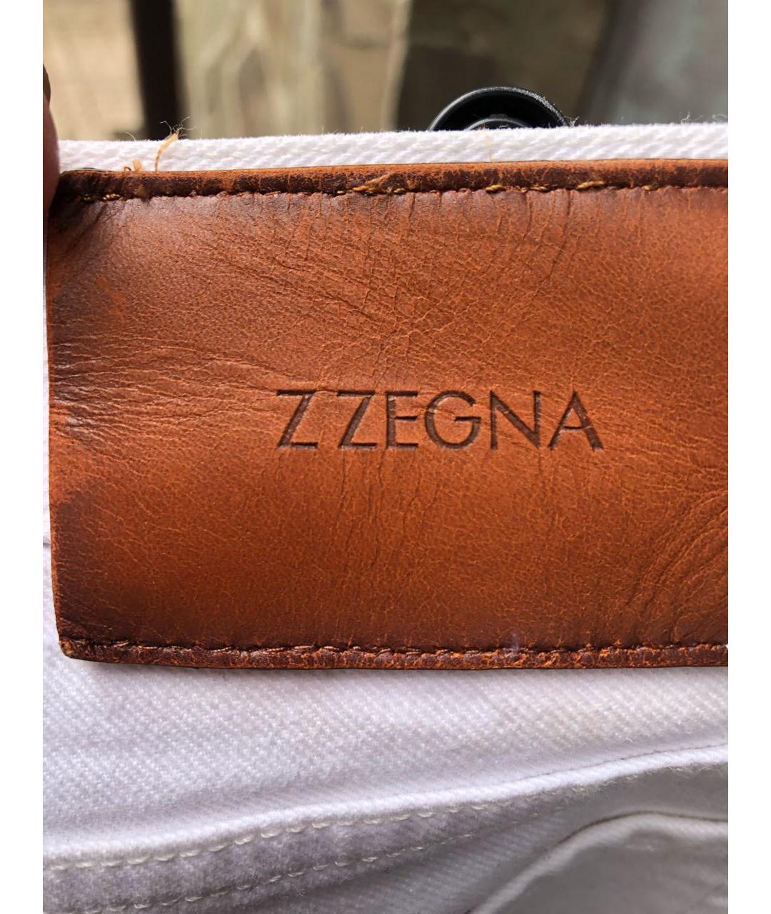 ZZEGNA Белые джинсы скинни, фото 7