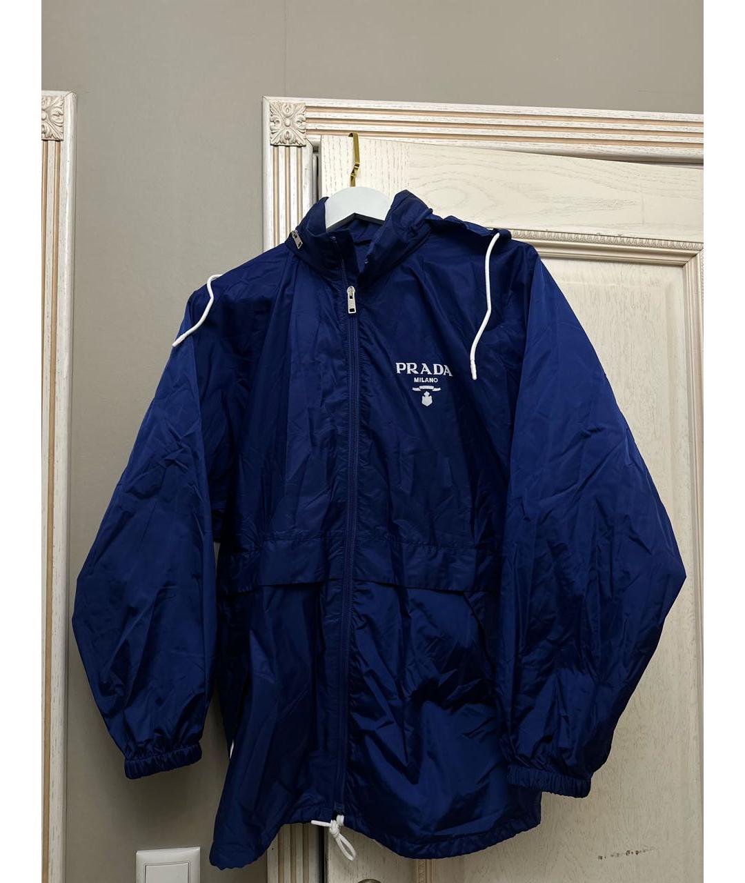 PRADA Темно-синяя куртка, фото 4