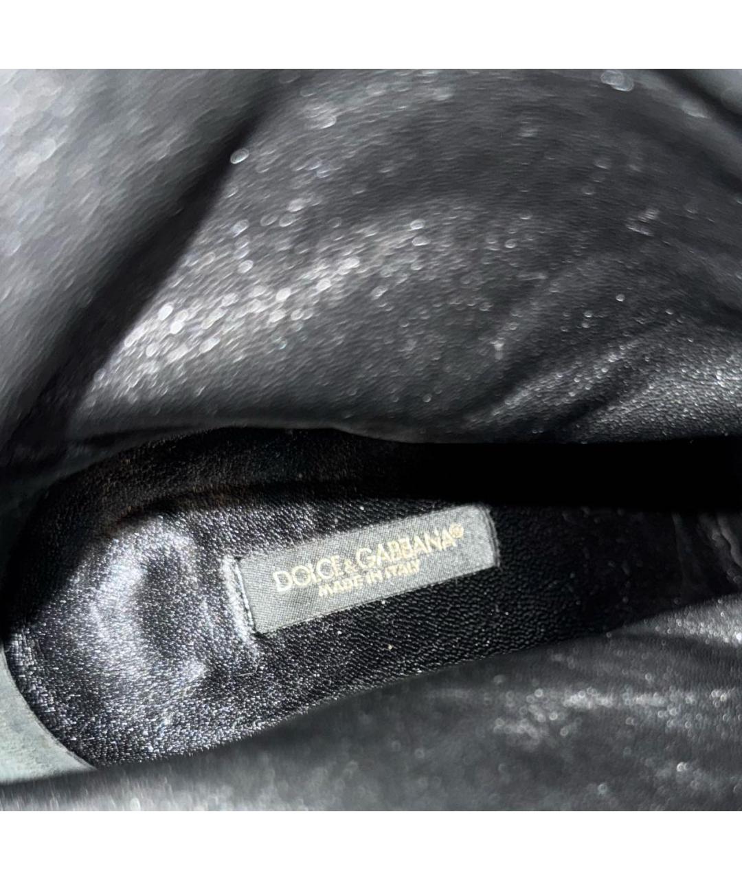 DOLCE&GABBANA Коричневые замшевые сапоги, фото 7