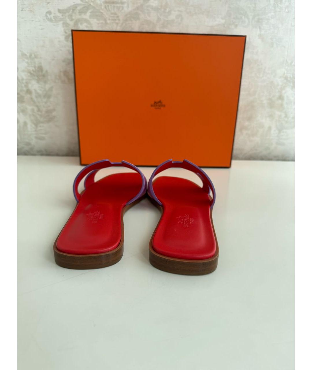 HERMES Замшевые босоножки, фото 4