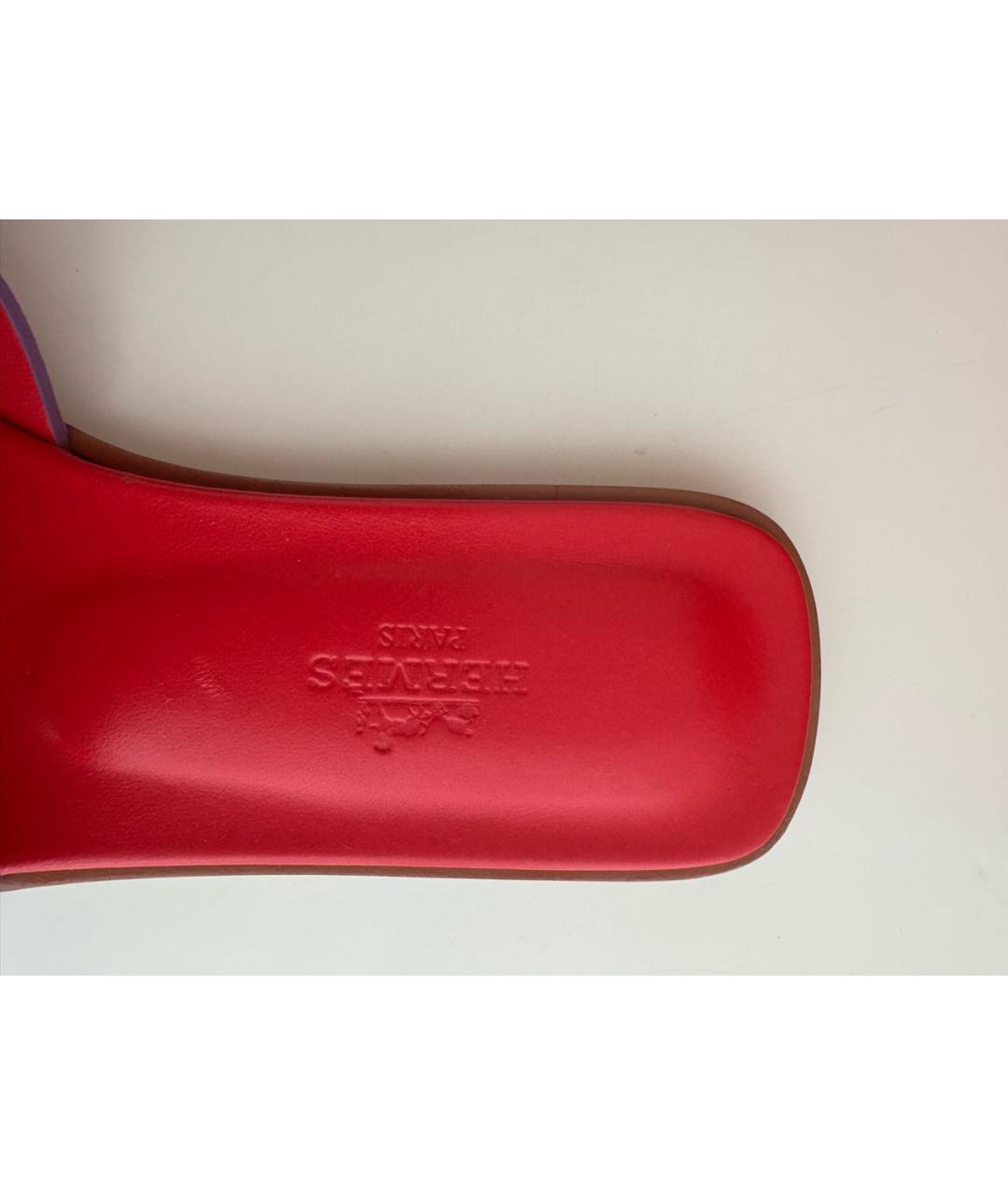 HERMES Замшевые босоножки, фото 6