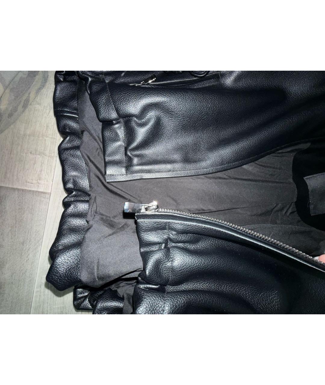 KHY Черная кожаная куртка, фото 4