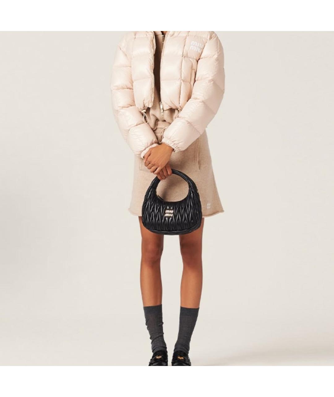 MIU MIU Розовая полиамидовая куртка, фото 2