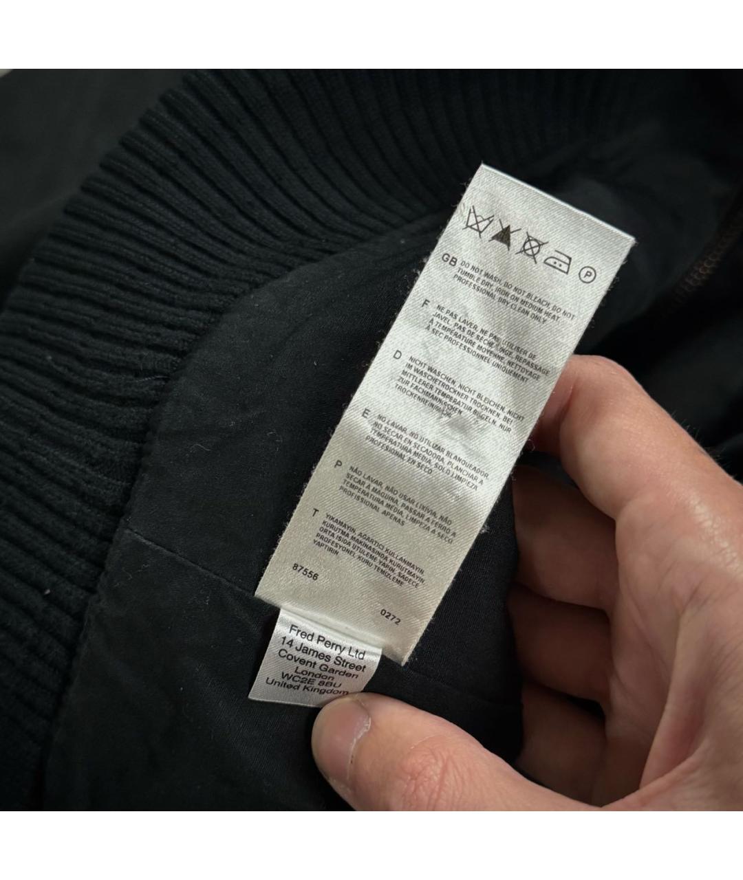 RAF SIMONS Черная хлопко-эластановая куртка, фото 6